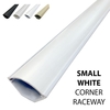 Electriduct Medium Corner Duct 1250 Series Cable Raceway- 5ft- White SRCD-1250-5-WT